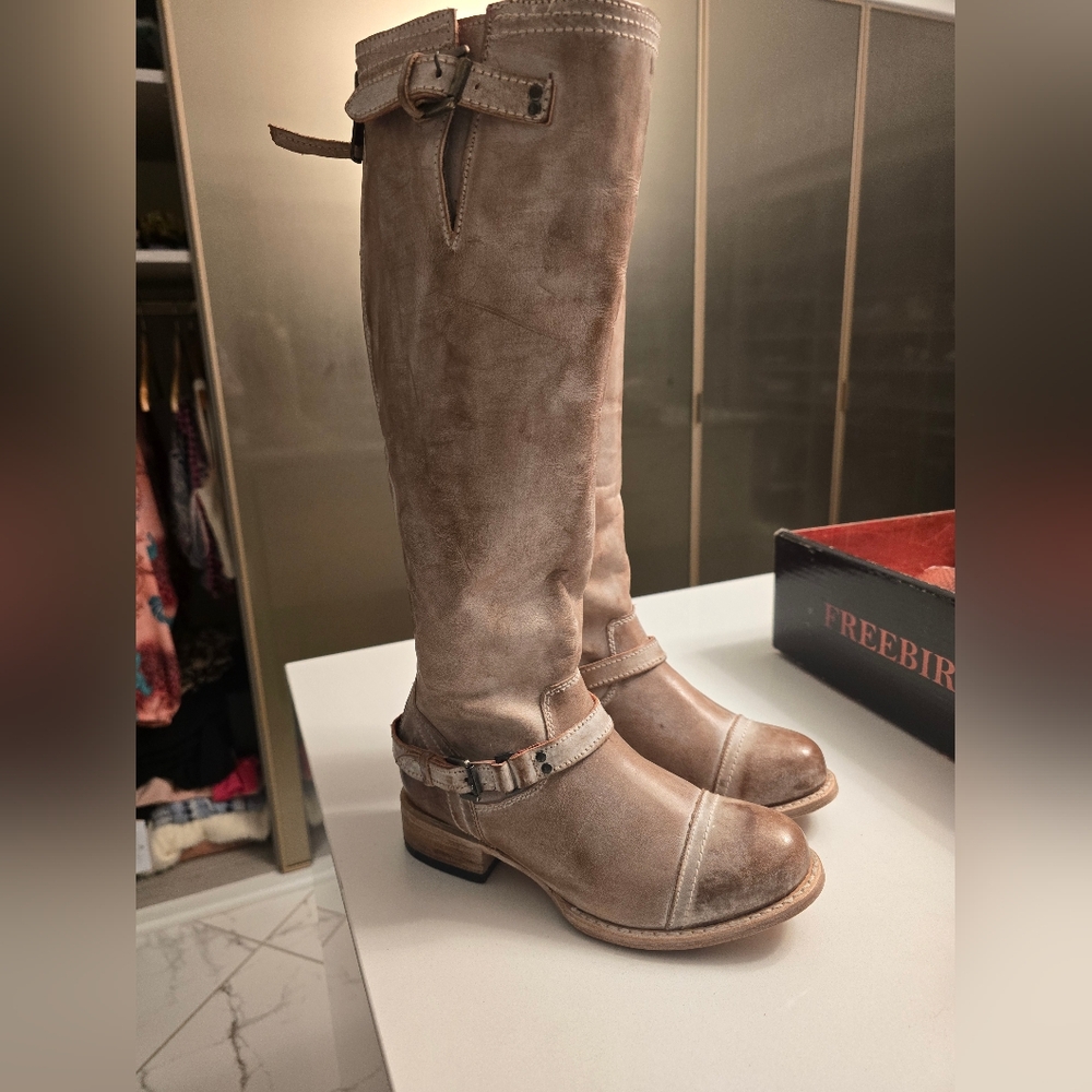 Freebird Roadey Taupe Boots